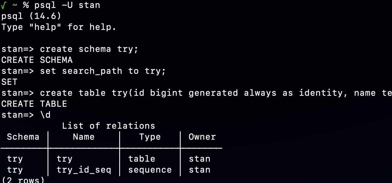 Selfconcatenating table CLI Notes